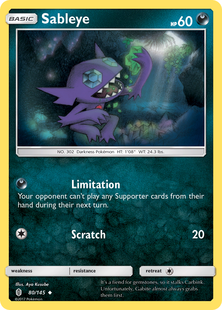 Sableye (80/145) [Sun & Moon: Guardians Rising] | Enigma On Main