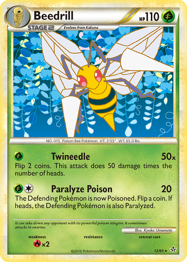 Beedrill (12/95) [HeartGold & SoulSilver: Unleashed] | Enigma On Main