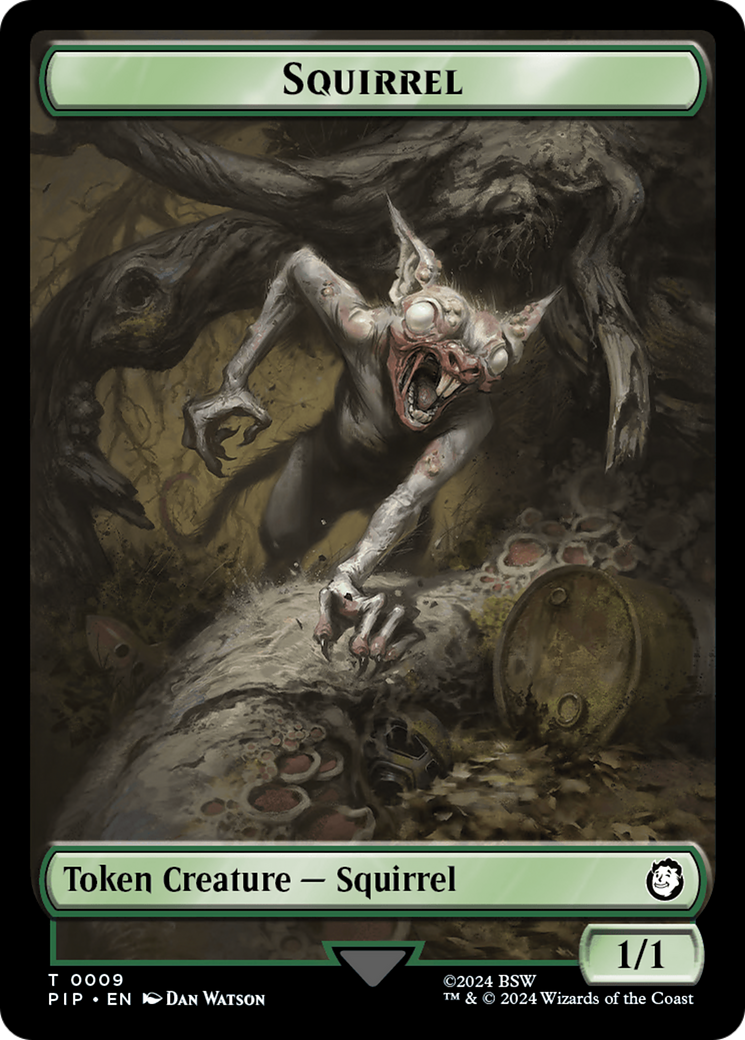 Energy Reserve // Squirrel Double-Sided Token [Fallout Tokens] | Enigma On Main