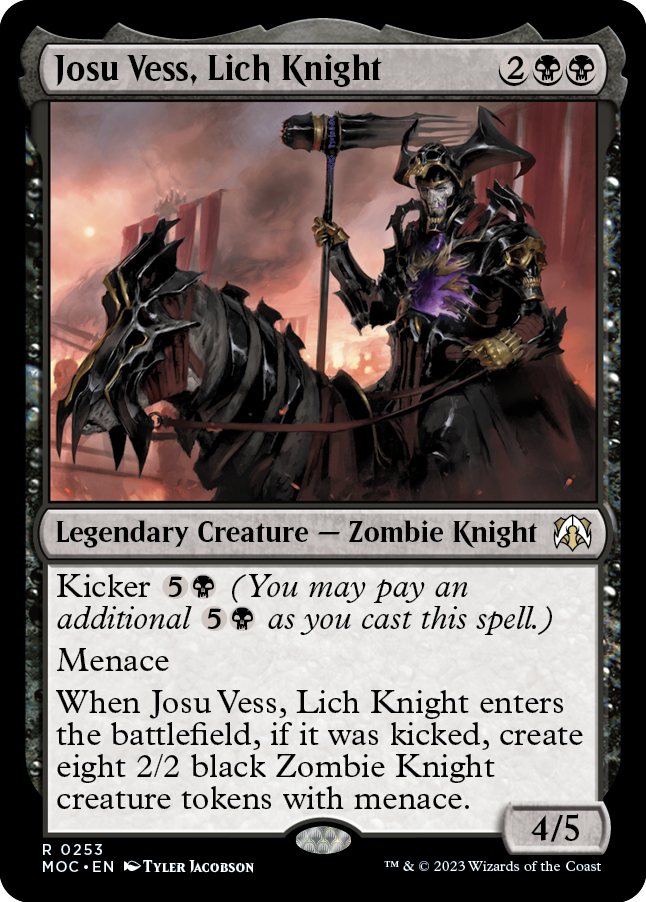 Josu Vess, Lich Knight [March of the Machine Commander] | Enigma On Main