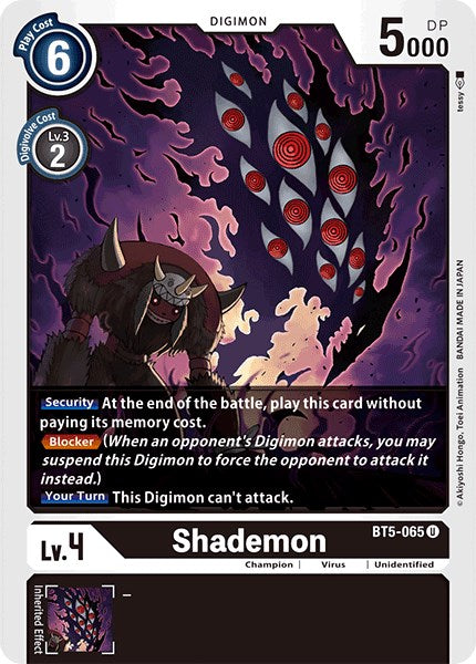 Shademon [BT5-065] [Battle of Omni] | Enigma On Main