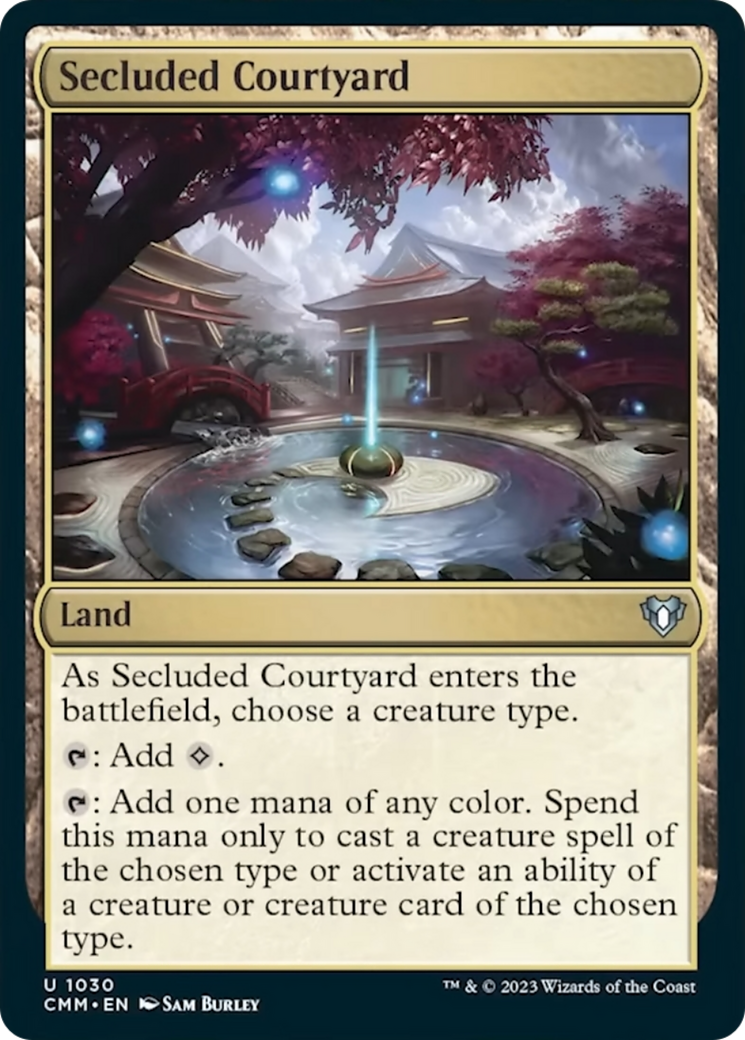 Secluded Courtyard [Commander Masters] | Enigma On Main