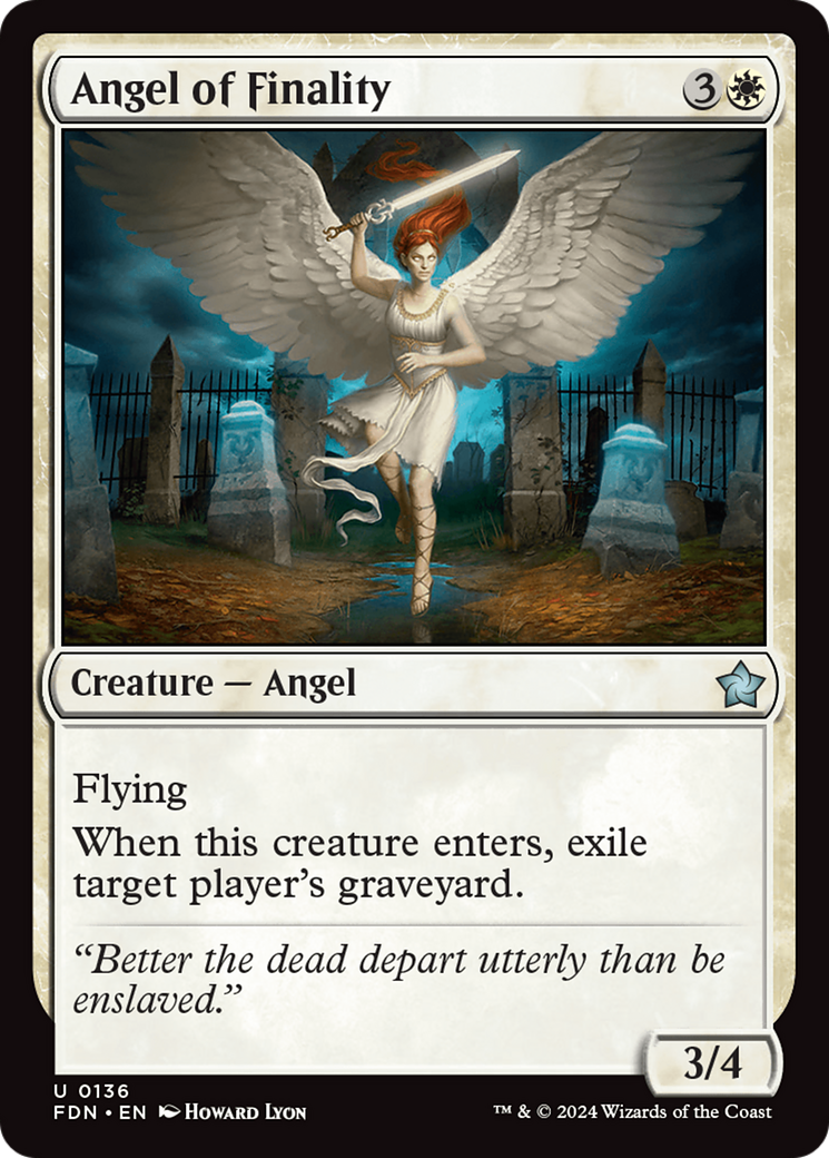 Angel of Finality [Foundations] | Enigma On Main