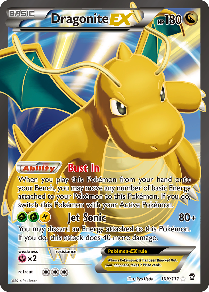 Dragonite EX (108/111) [XY: Furious Fists] | Enigma On Main