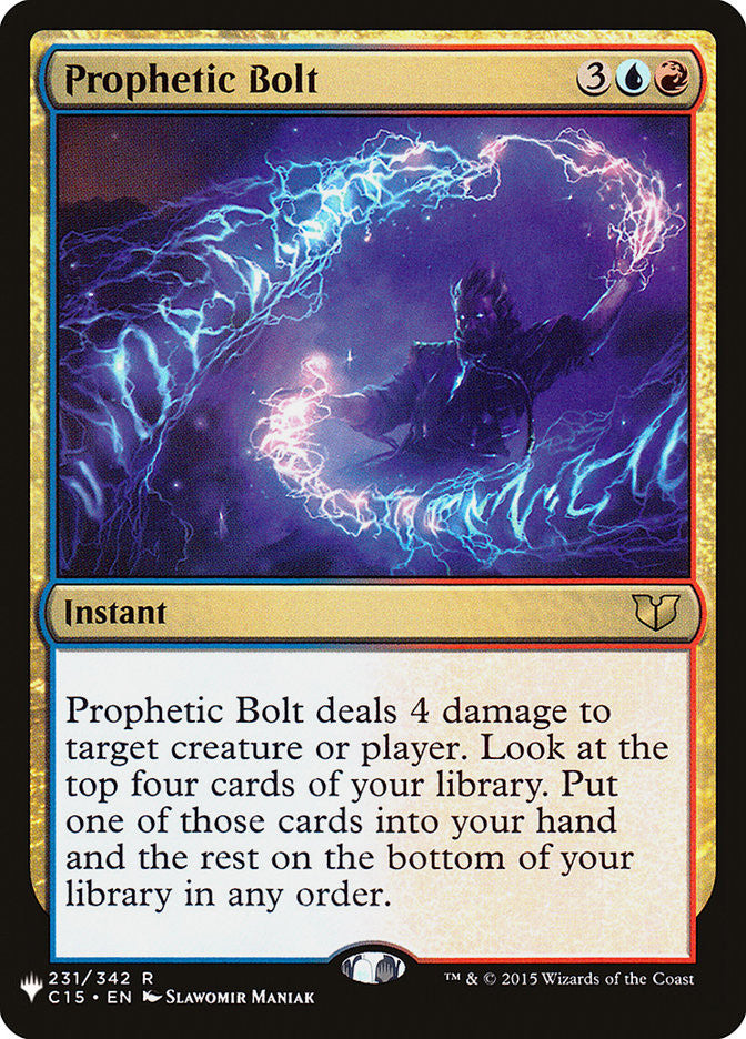 Prophetic Bolt [The List] | Enigma On Main