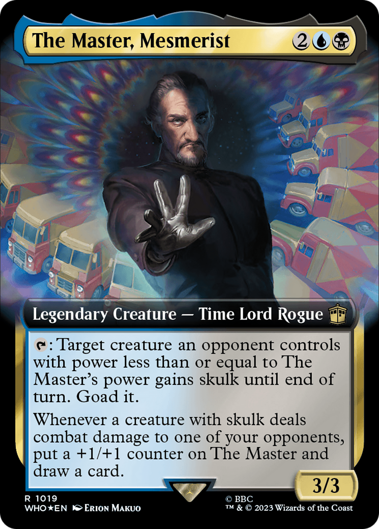 The Master, Mesmerist (Extended Art) (Surge Foil) [Doctor Who] | Enigma On Main