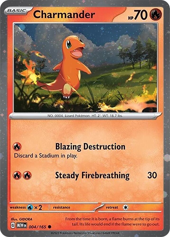 Charmander (004) (Cosmos Holo) [Scarlet & Violet: Black Star Promos] | Enigma On Main