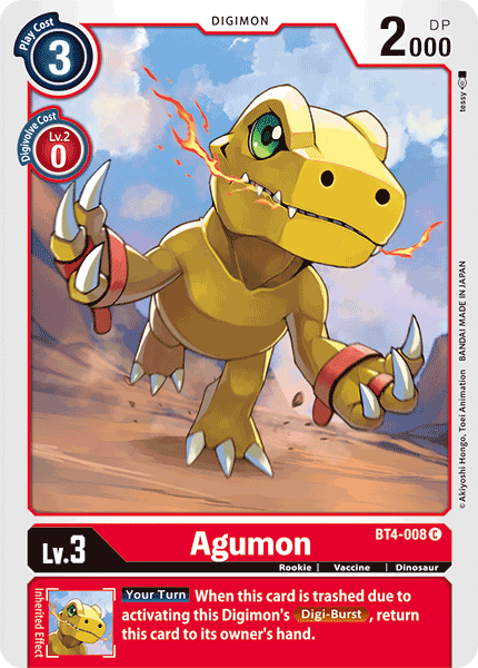 Agumon [BT4-008] [Great Legend] | Enigma On Main