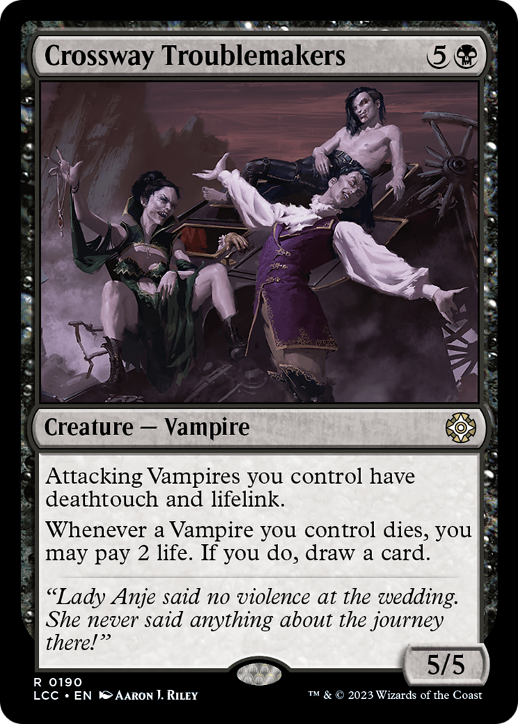 Crossway Troublemakers [The Lost Caverns of Ixalan Commander] | Enigma On Main