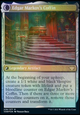 Edgar, Charmed Groom // Edgar Markov's Coffin [Innistrad: Crimson Vow Prerelease Promos] | Enigma On Main