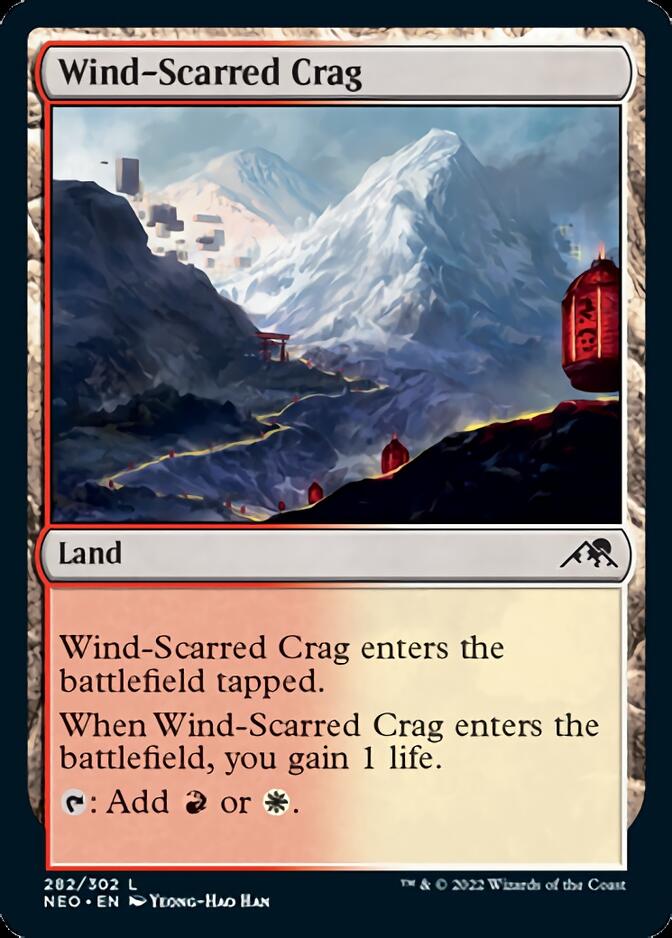 Wind-Scarred Crag [Kamigawa: Neon Dynasty] | Enigma On Main