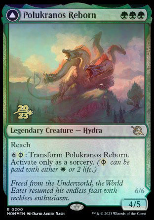 Polukranos Reborn // Polukranos, Engine of Ruin [March of the Machine Prerelease Promos] | Enigma On Main