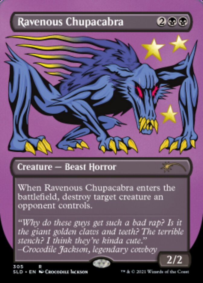 Ravenous Chupacabra (Borderless) (Foil Etched) [Secret Lair Drop Series] | Enigma On Main