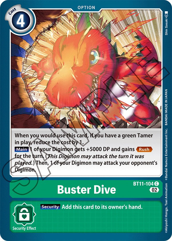 Buster Dive [BT11-104] [Dimensional Phase] | Enigma On Main