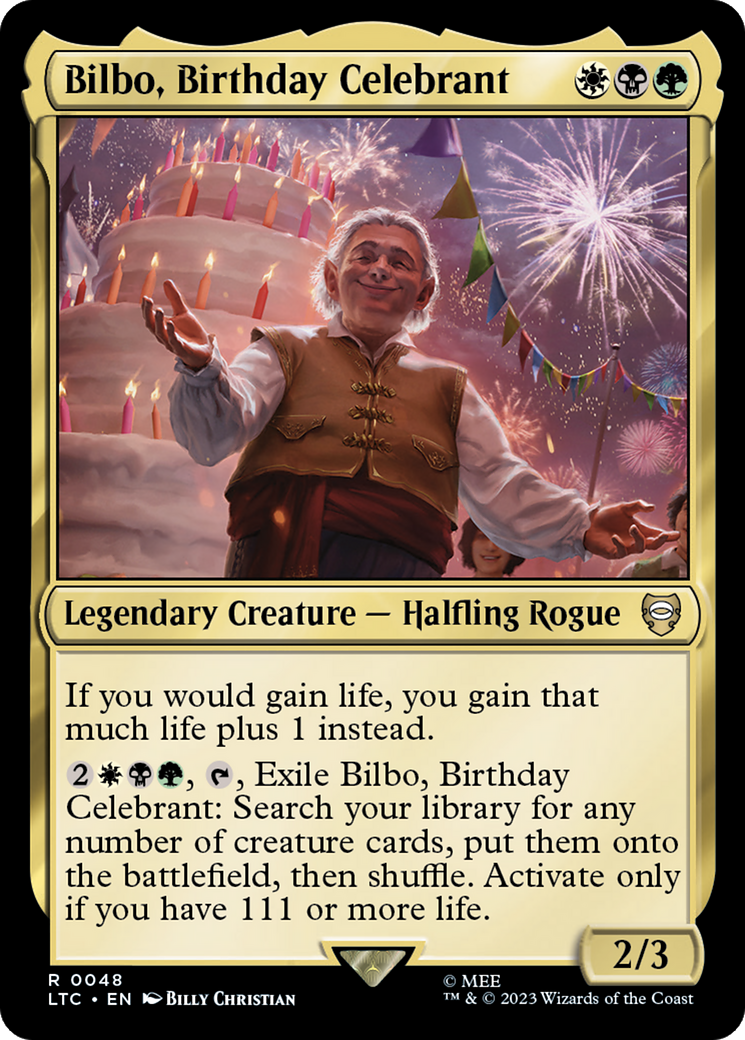 Bilbo, Birthday Celebrant [The Lord of the Rings: Tales of Middle-Earth Commander] | Enigma On Main