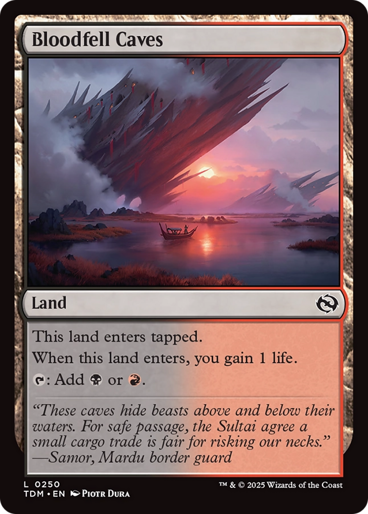 Bloodfell Caves [Tarkir: Dragonstorm] | Enigma On Main