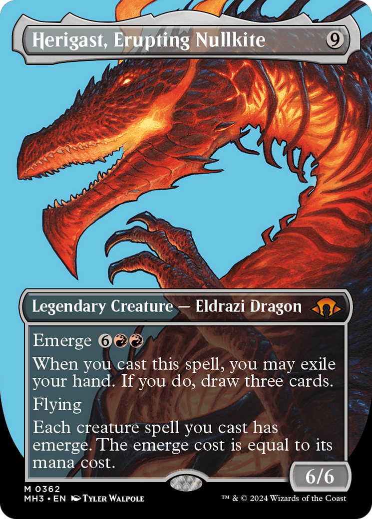 Herigast, Erupting Nullkite (Borderless) [Modern Horizons 3] | Enigma On Main