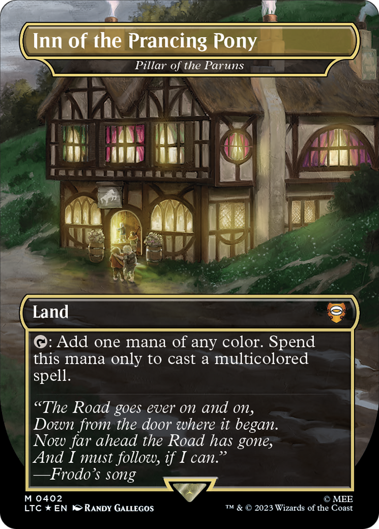 Inn of the Prancing Pony - Pillar of the Paruns (Surge Foil Realms and Relics) [The Lord of the Rings: Tales of Middle-Earth Commander] | Enigma On Main
