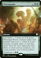 Wurmquake (Extended Art) [Phyrexia: All Will Be One Commander] | Enigma On Main