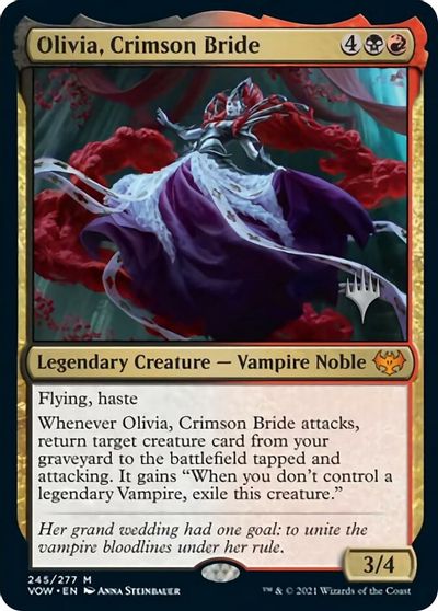 Olivia, Crimson Bride (Promo Pack) [Innistrad: Crimson Vow Promos] | Enigma On Main