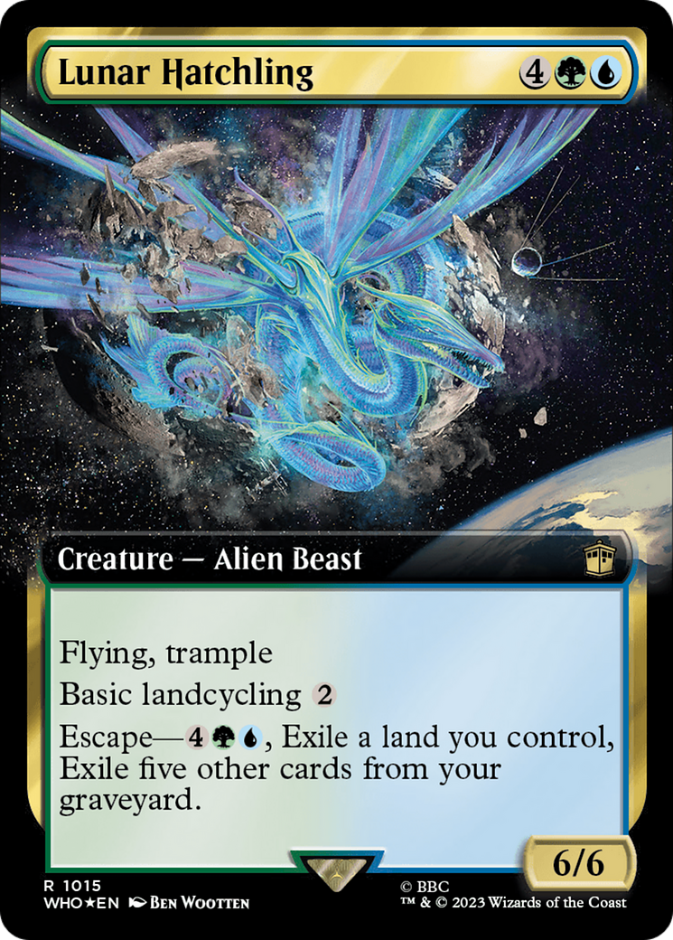 Lunar Hatchling (Extended Art) (Surge Foil) [Doctor Who] | Enigma On Main