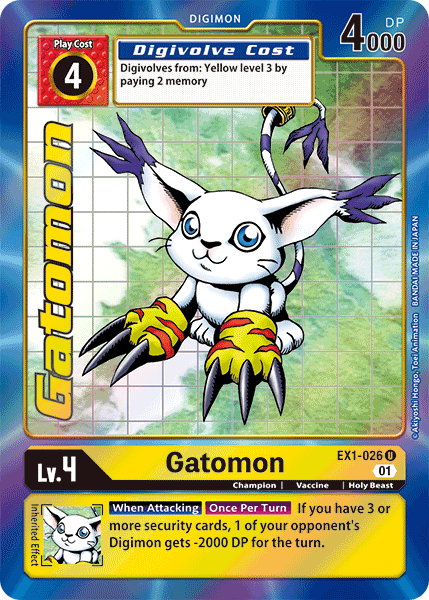 Gatomon [EX1-026] (Alternate Art) [Classic Collection] | Enigma On Main