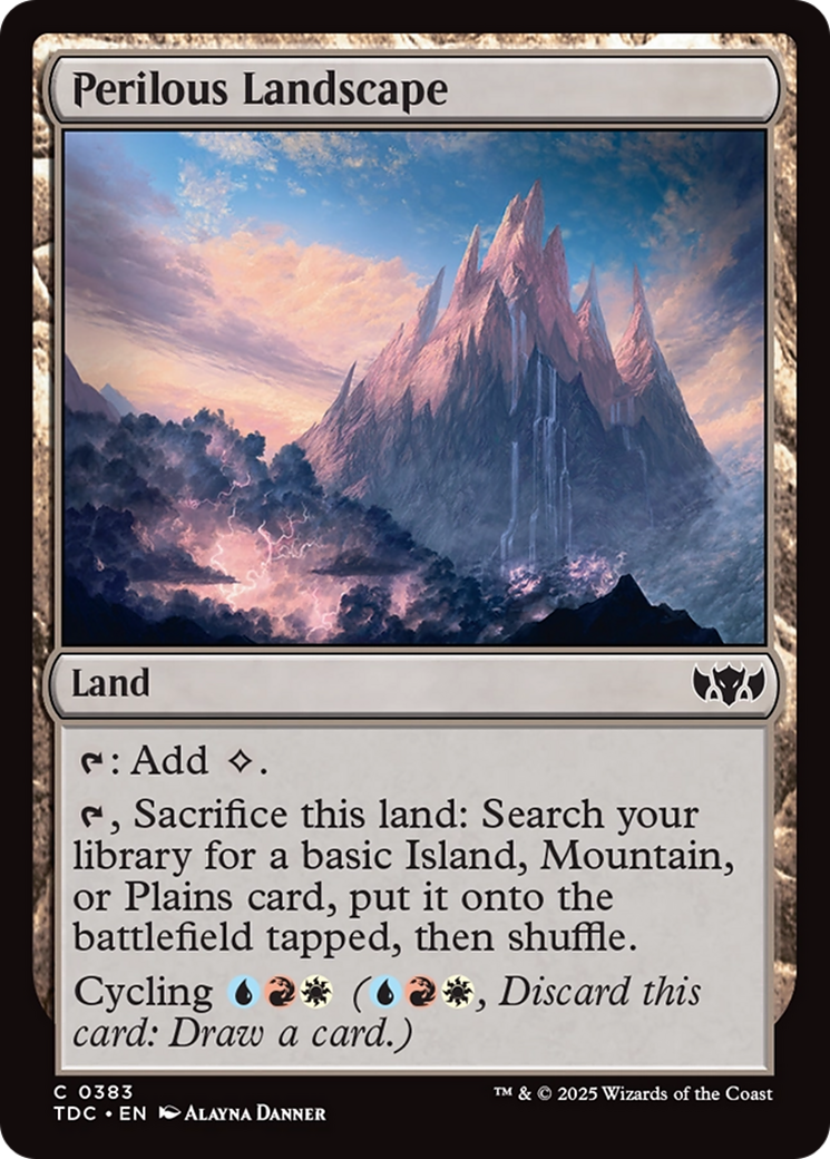 Perilous Landscape [Tarkir: Dragonstorm Commander] | Enigma On Main