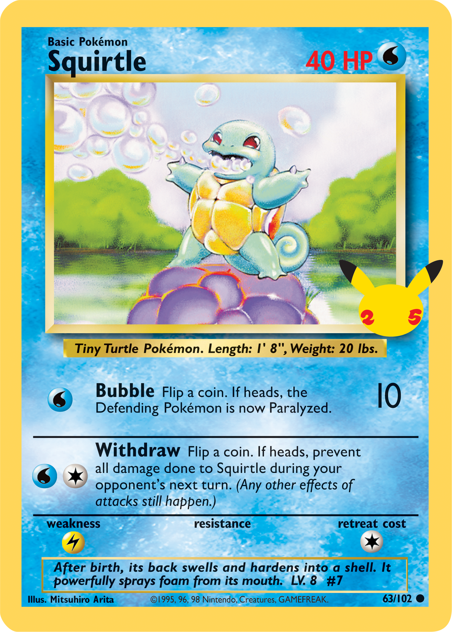 Squirtle (63/102) (Jumbo Card) [First Partner Pack] | Enigma On Main