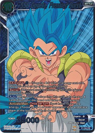 SSB Gogeta, Frenzied Burst (P-104) [Promotion Cards] | Enigma On Main