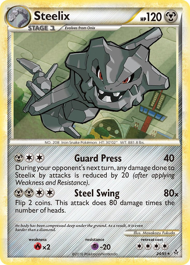 Steelix (24/95) (Theme Deck Exclusive) [HeartGold & SoulSilver: Unleashed] | Enigma On Main