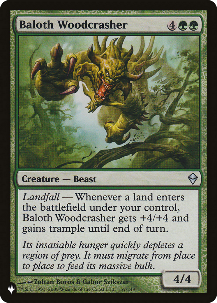 Baloth Woodcrasher [The List Reprints] | Enigma On Main