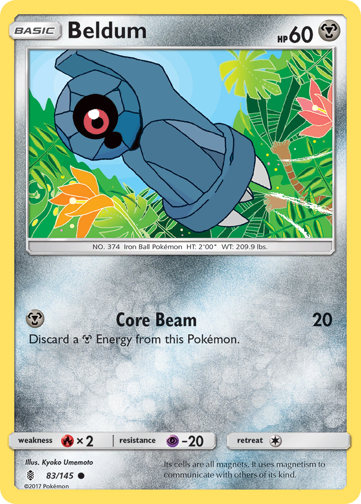 Beldum (83/145) [Sun & Moon: Guardians Rising] | Enigma On Main