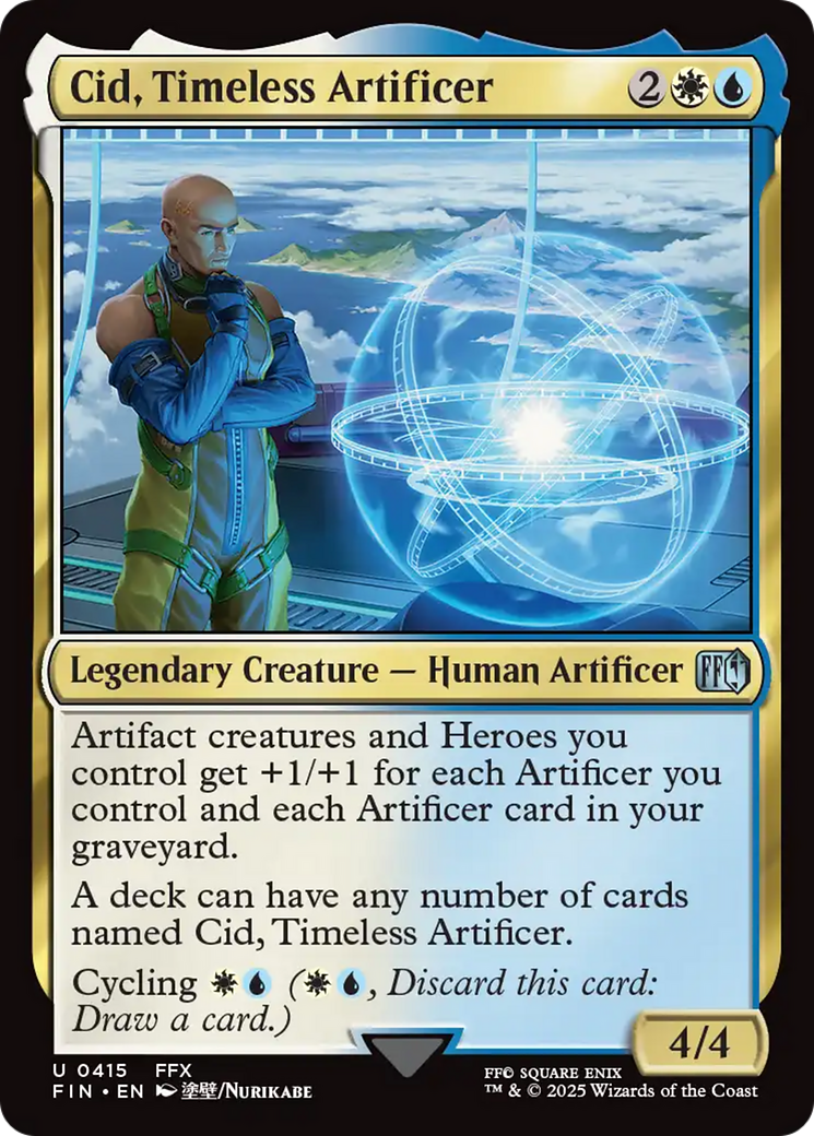 Cid, Timeless Artificer (0415) [FINAL FANTASY] | Enigma On Main