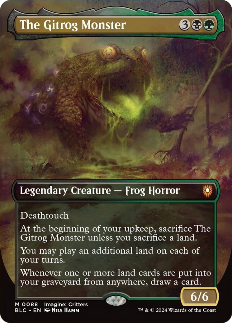 The Gitrog Monster (Borderless) [Bloomburrow Commander] | Enigma On Main