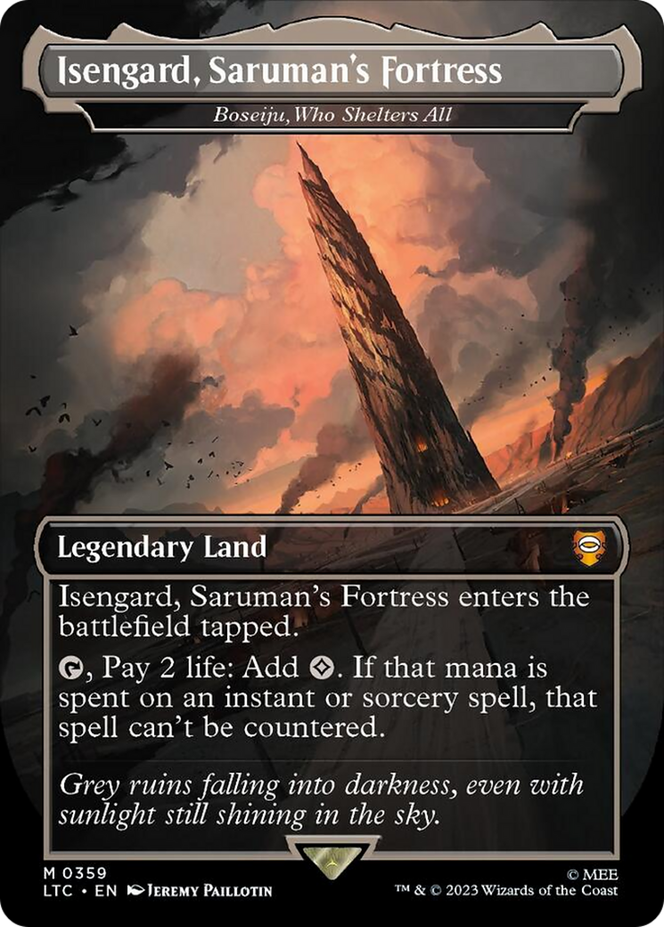 Isengard, Saruman's Fortress - Boseiju, Who Shelters All [The Lord of the Rings: Tales of Middle-Earth Commander] | Enigma On Main