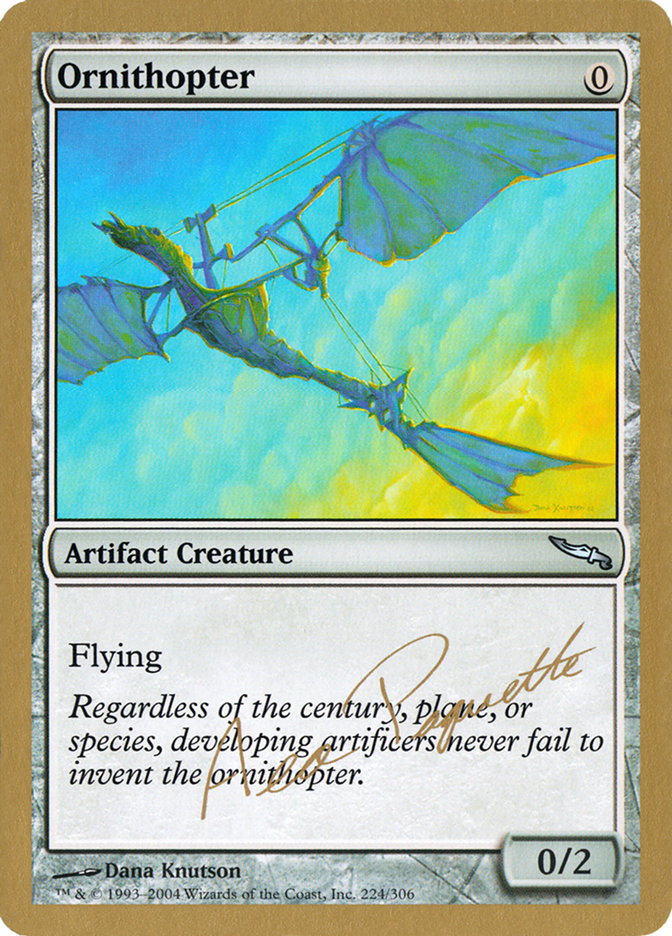 Ornithopter (Aeo Paquette) [World Championship Decks 2004] | Enigma On Main