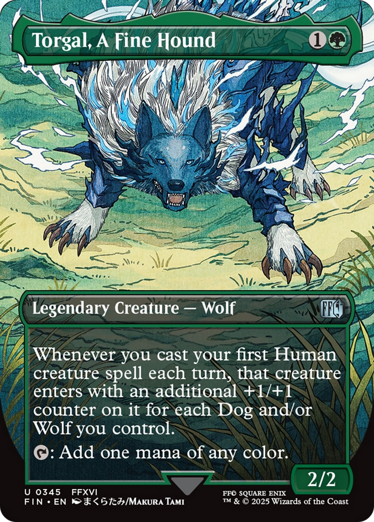Torgal, A Fine Hound (Borderless) [FINAL FANTASY] | Enigma On Main