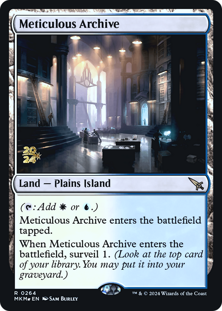 Meticulous Archive [Murders at Karlov Manor Prerelease Promos] | Enigma On Main