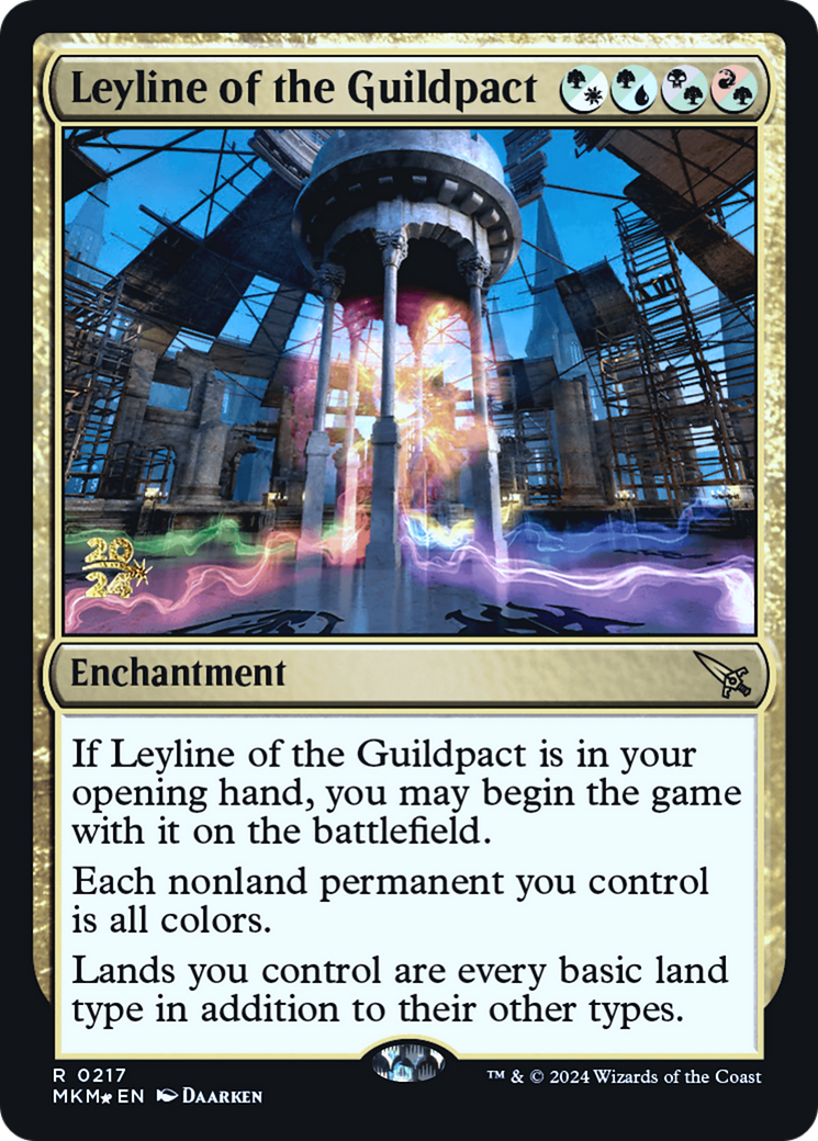 Leyline of the Guildpact [Murders at Karlov Manor Prerelease Promos] | Enigma On Main