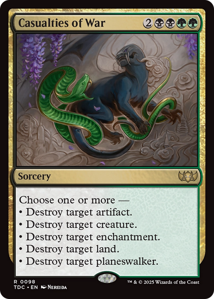 Casualties of War [Tarkir: Dragonstorm Commander] | Enigma On Main
