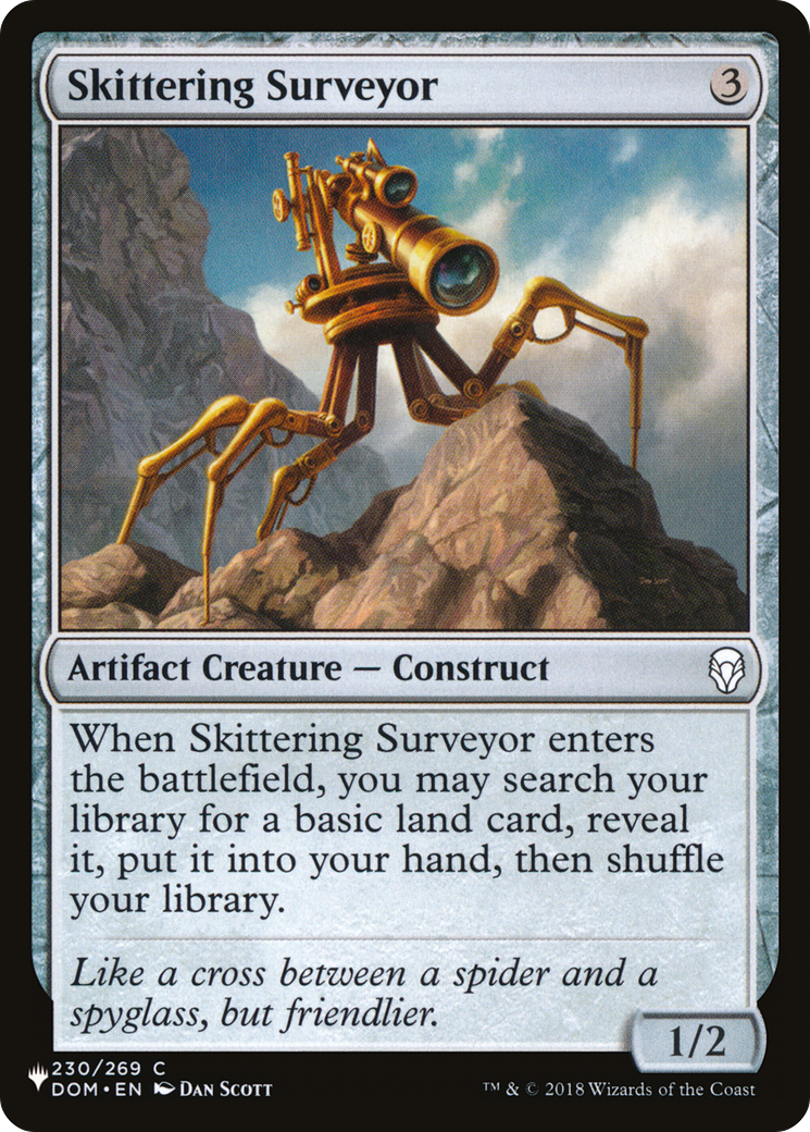 Skittering Surveyor [The List Reprints] | Enigma On Main