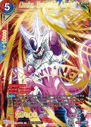 Cooler, Tyrannical Assault (Alternate Art Set 2021 Vol. 2) (BT9-103) [Tournament Promotion Cards] | Enigma On Main