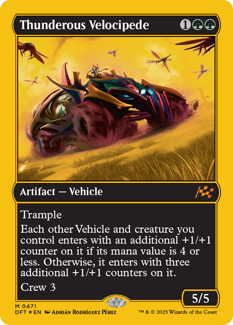 Thunderous Velocipede (First-Place Foil) [Aetherdrift] | Enigma On Main