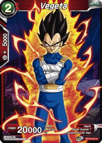 Vegeta (BT16-013) (BT16-013) [Realm of the Gods] | Enigma On Main