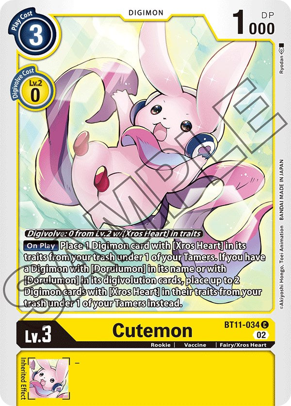 Cutemon [BT11-034] [Dimensional Phase] | Enigma On Main