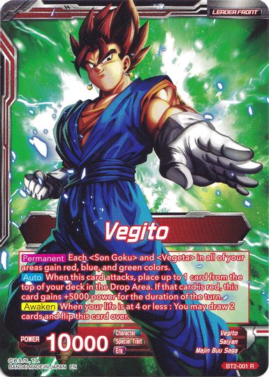 Vegito // Fusion Warrior Super Saiyan Vegito (Collector's Selection Vol. 1) (BT2-001) [Promotion Cards] | Enigma On Main