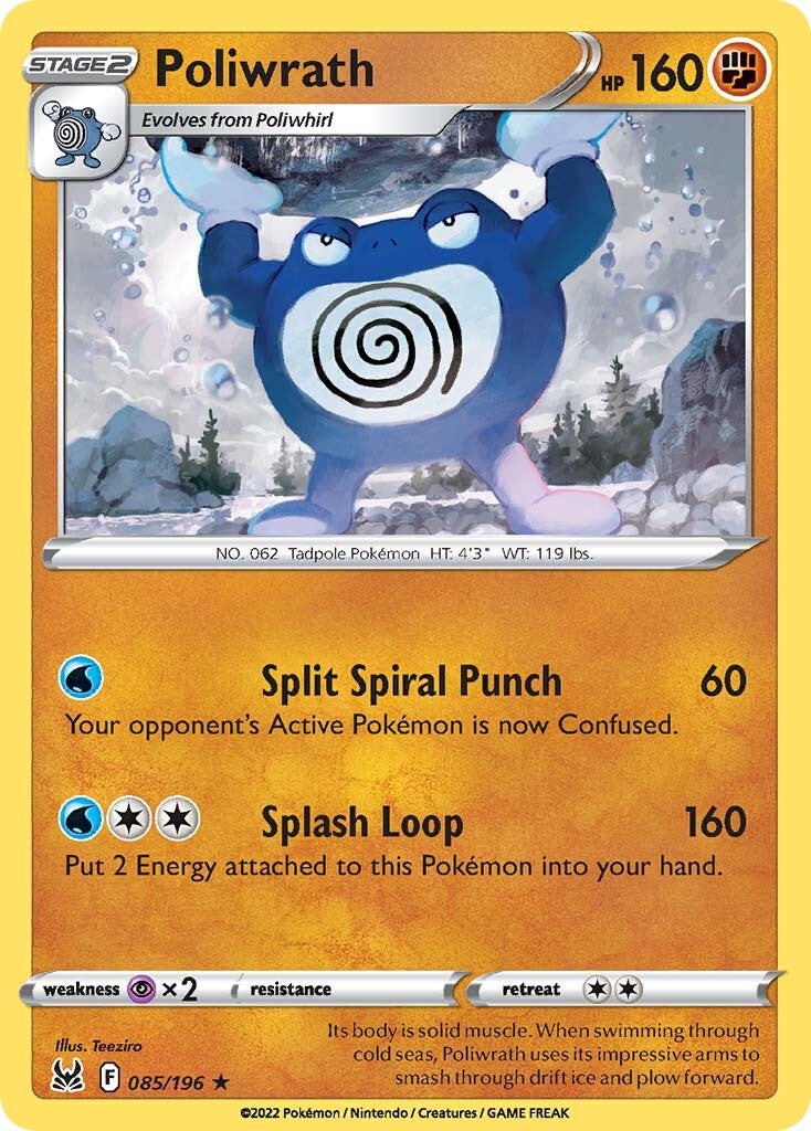 Poliwrath (085/196) [Sword & Shield: Lost Origin] | Enigma On Main