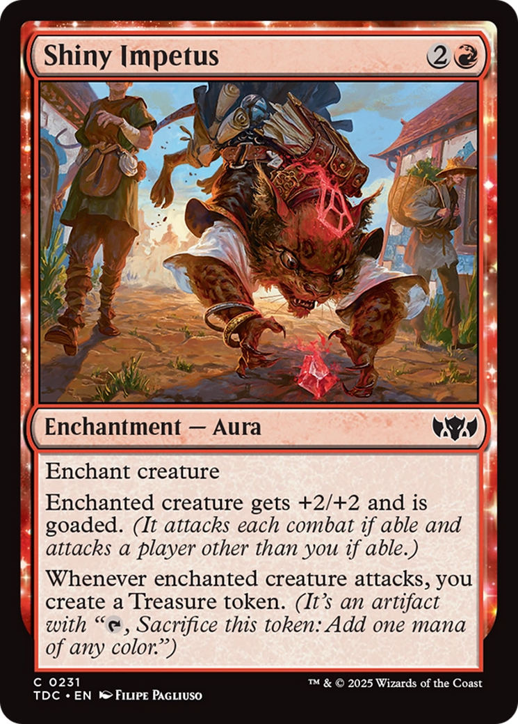 Shiny Impetus [Tarkir: Dragonstorm Commander] | Enigma On Main