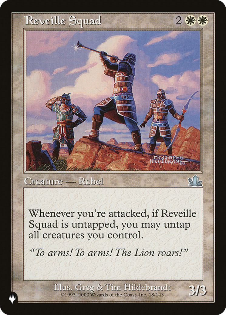 Reveille Squad [The List Reprints] | Enigma On Main