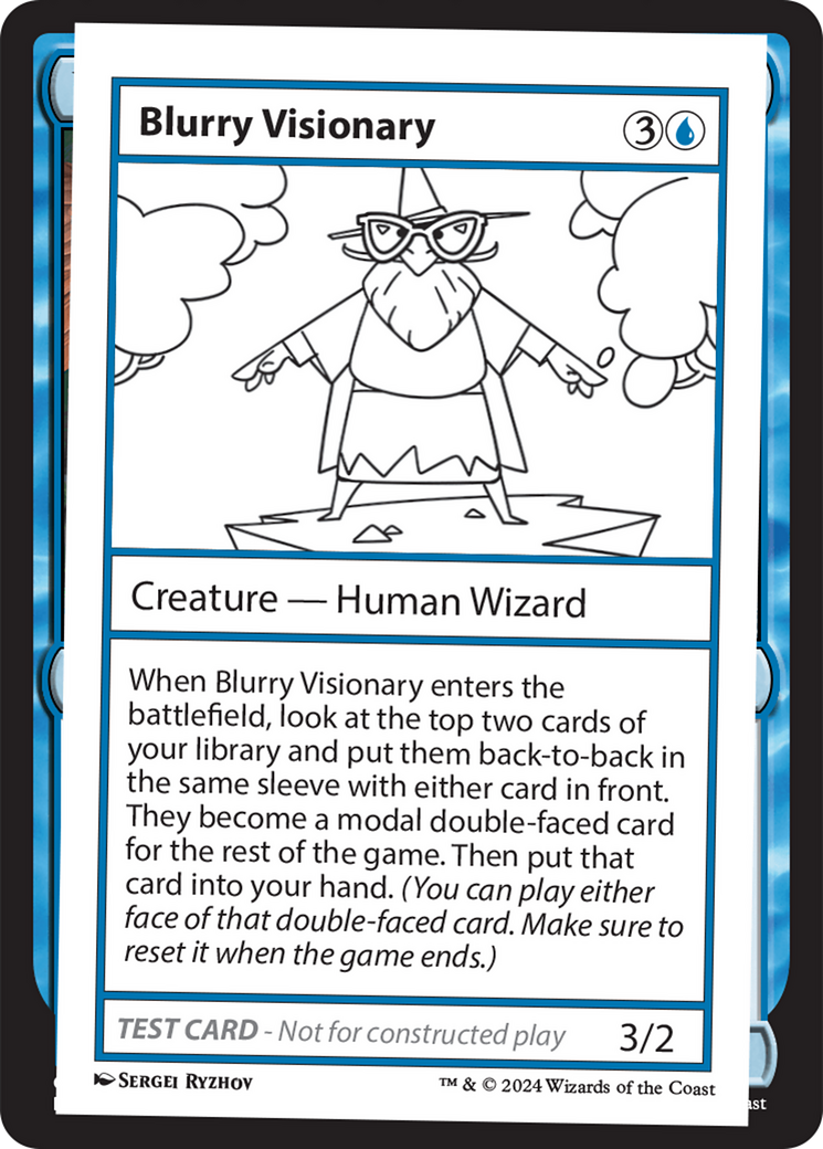 Blurry Visionary [Mystery Booster 2 Playtest Cards] | Enigma On Main